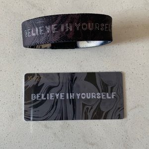 Zox BelieveIn Yourself wristband